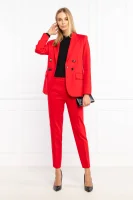 Spodnie cygaretki BELLO | Slim Fit Pinko czerwony